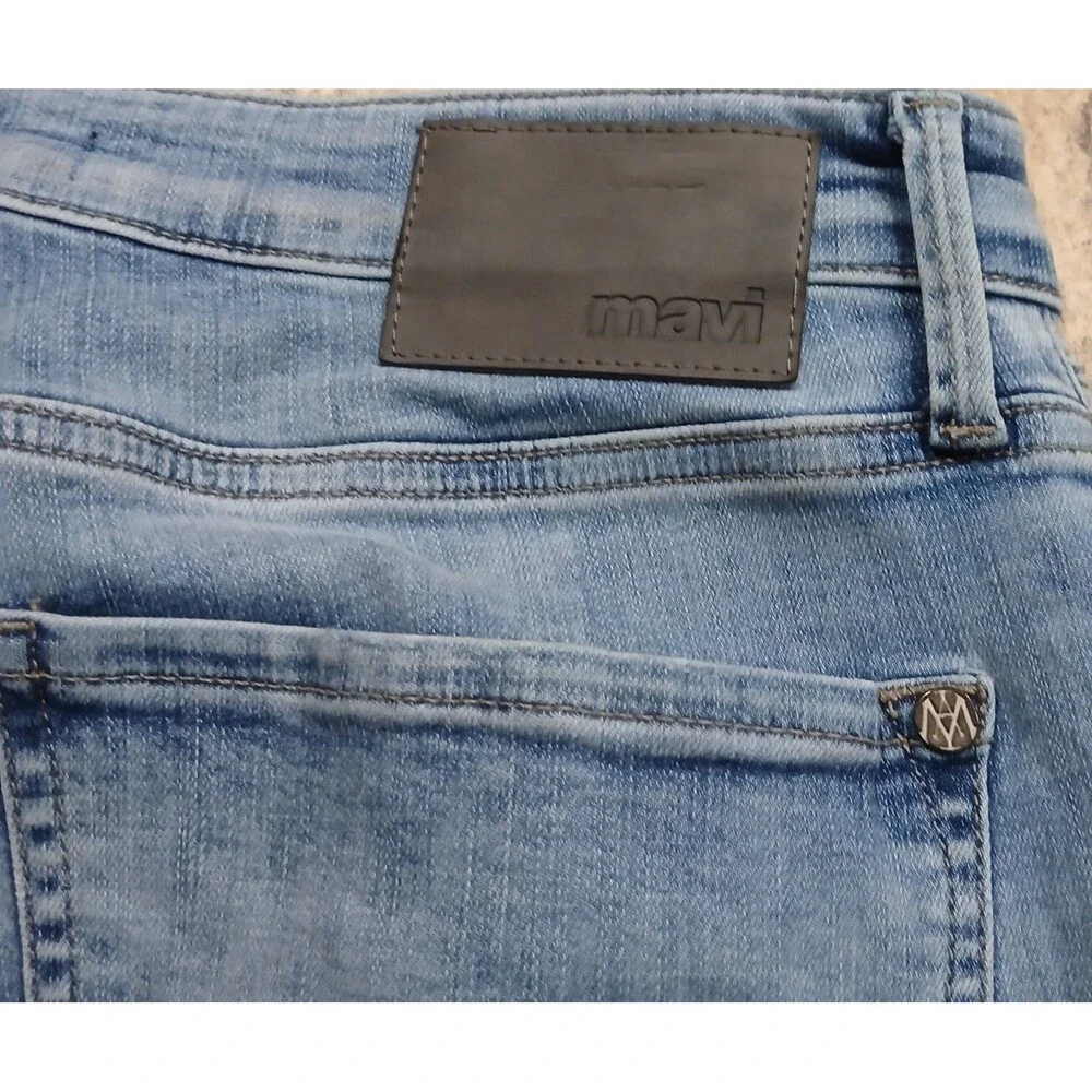 Mavi Jake Slim Fit Jeans Mens 30x30 Light Wash Stretch Denim Blue Pants